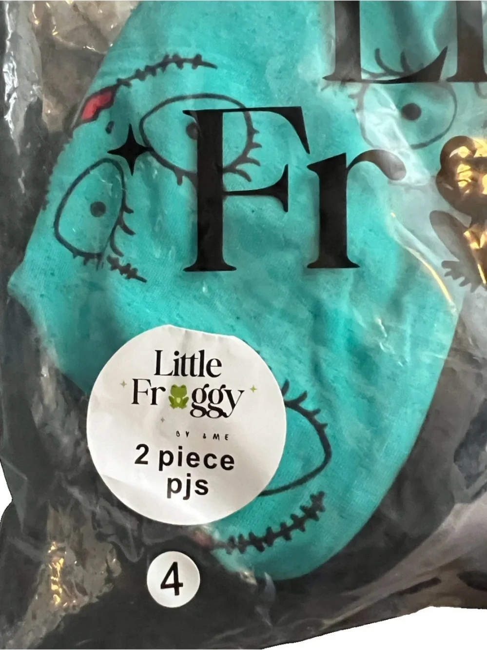 Little Froggy Bamboo Pajamas 4T NWT